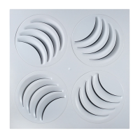 Diffuseur plafonnier à modules réglables PLAY