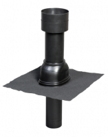 Chapeau de toiture double flux