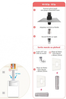 Kit inox plafond B22p-B23p