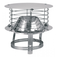Chapeau extracteur statique varispir Inox