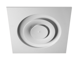 Diffuseurs plafonniers circulaires à cône réglable DPCCR pour Faux Plafond