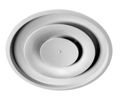 Diffuseurs plafonniers circulaires à cône réglable DPCCR