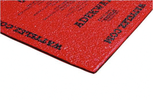 Support amortisseur Gripsol rouge EP.11mm - 500mm x 500mm