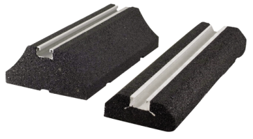 Pied Rubber avec rail intégré