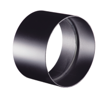 Manchette buse F/F acier peint noir 2mm