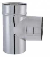 Té 90° Tyral inox double emboitement