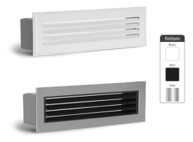 Grilles d'air chaud à lamelles décompression FP